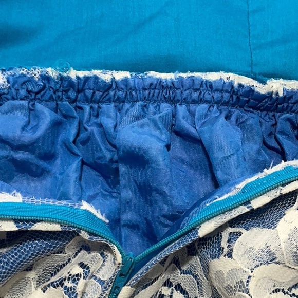 Handmade Vintage Costume Floral Lace Dress - Picture 15 of 15